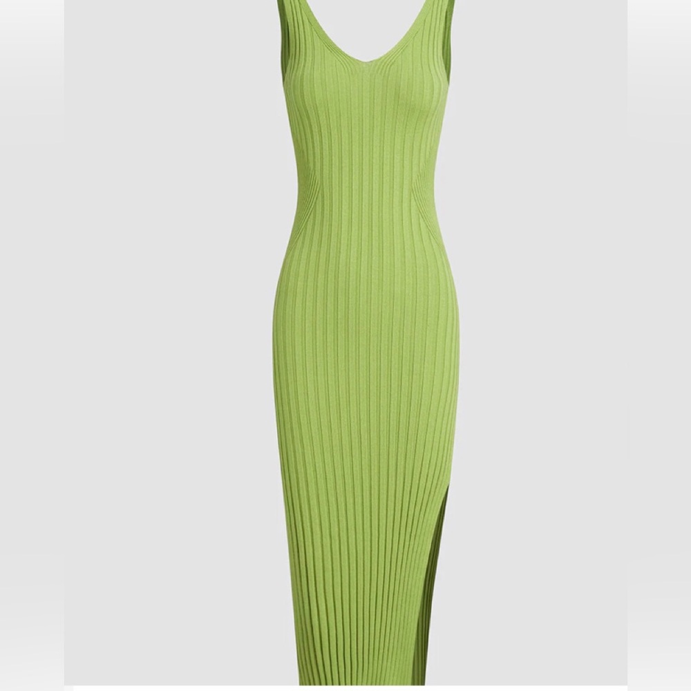 Commense BodyCon Ribbed Knit Dress L NWT